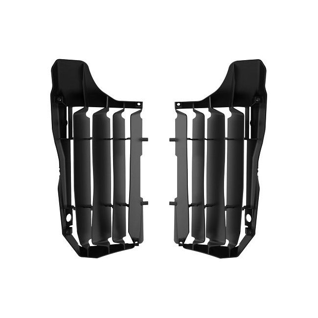 JUEGO DE ALETAS RADIADOR POLISPORT HONDA CRF 250R/RX 20/21 NEGRO