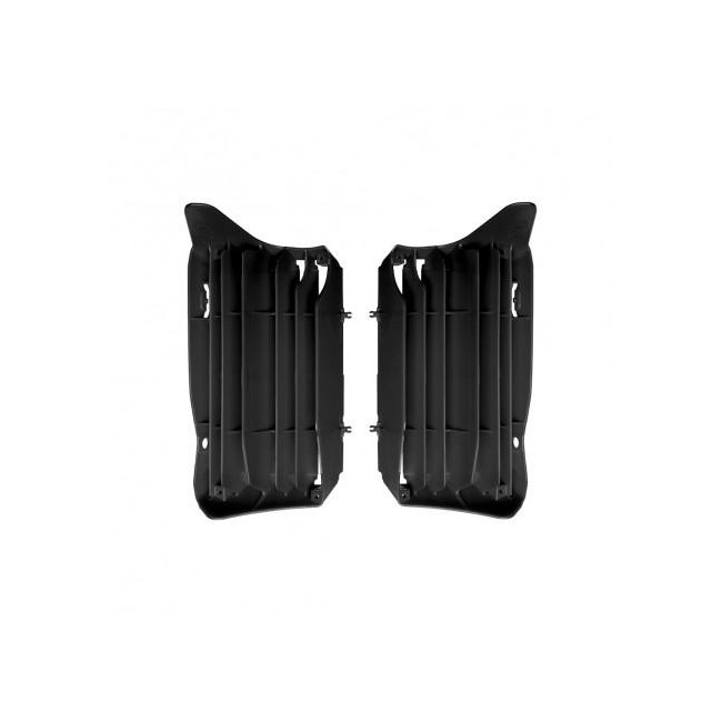 JUEGO DE ALETAS RADIADOR POLISPORT HONDA CRF 250R/RX 22/23 450R/RX 21/23 NEGRO