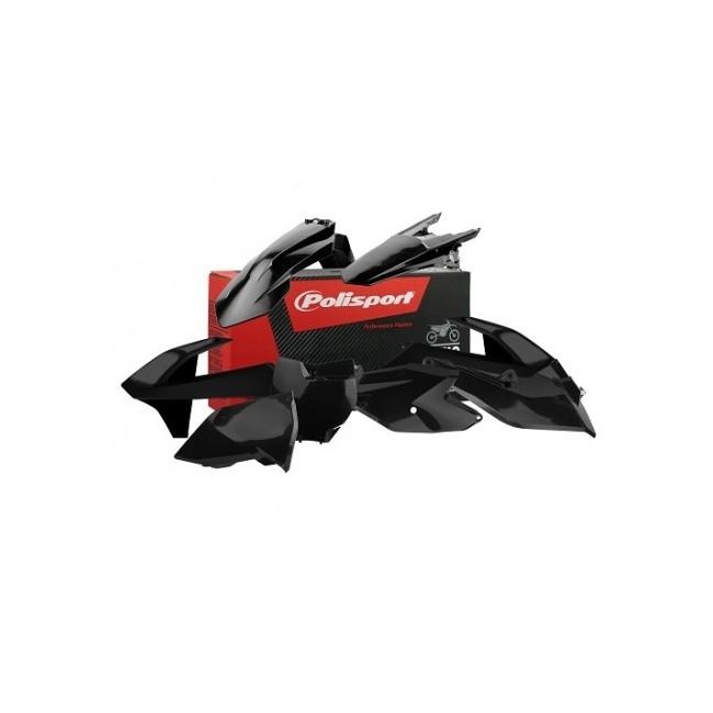 KIT PLASTICOS POLISPORT KTM SX/SXF 16/18 NEGRO
