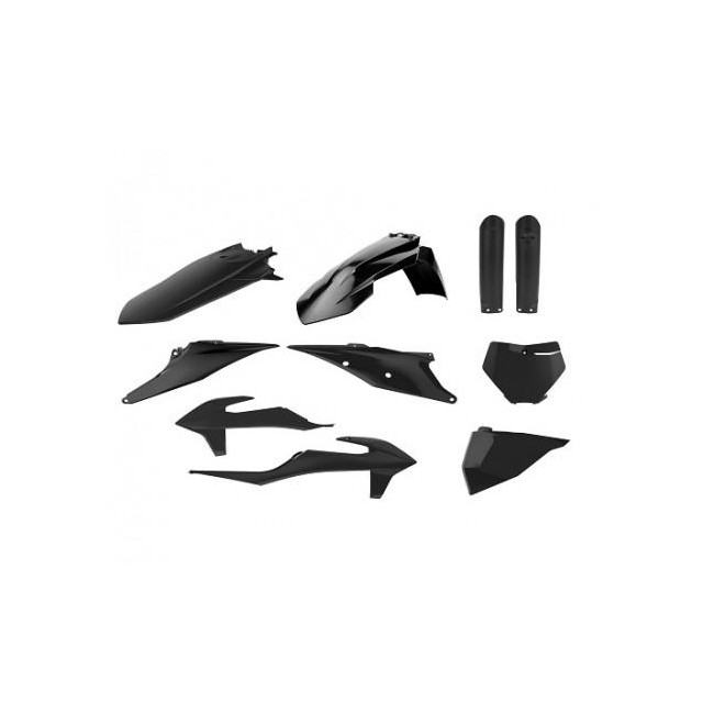 FULL KIT PLASTICOS POLISPORT KTM SX/SXF 19/22 NEGRO XC/XC-F