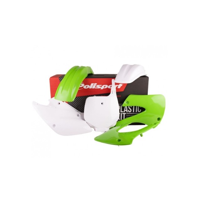 KIT DE PLASTICOS POLISPORT MX KAWASAKI KX85/100/112 (01-13) OEM