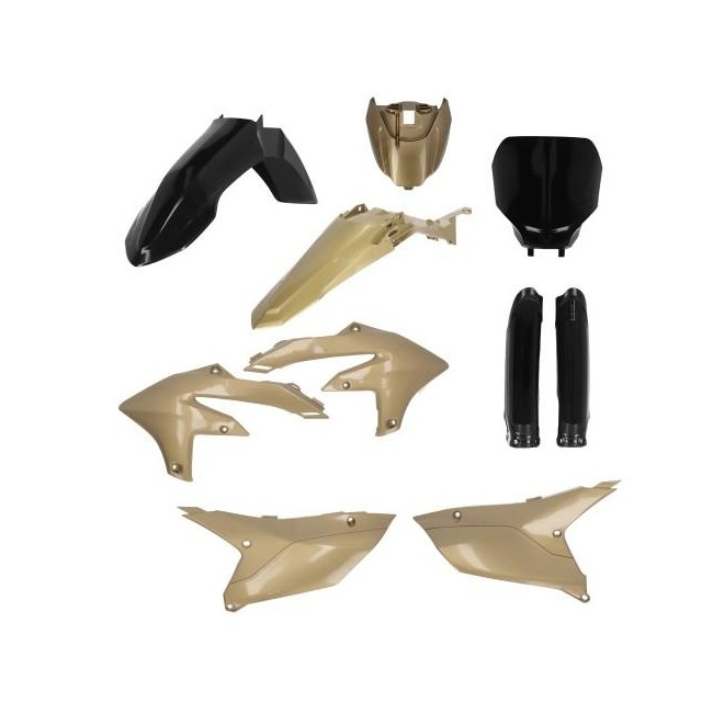 FULL KIT ACERBIS YAMAHA YZF 450 23-25/ YZ 250 F 24-26 NEGRO/DORADO