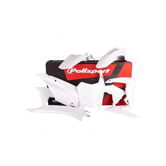 KIT DE PLASTICOS POLISPORT HONDA CRF 110 13/18 BLANCO