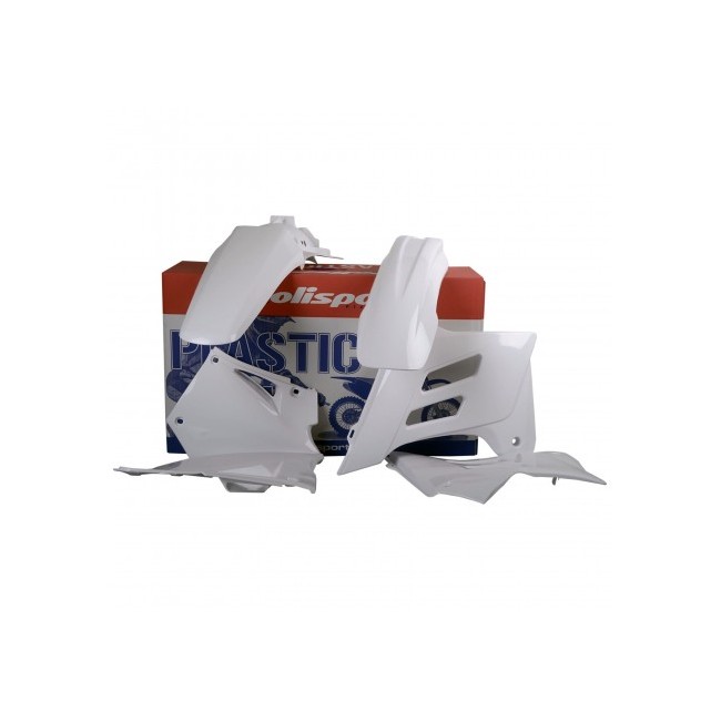 KIT DE PLASTICOS POLISPORT GAS GAS EC 125/200/250/300 05/06 BLANCO