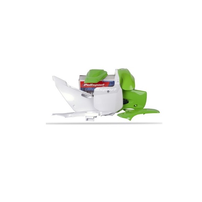 KIT DE PLASTICOS POLISPORT MX KAWASAKI KLX110 (02-09) OEM