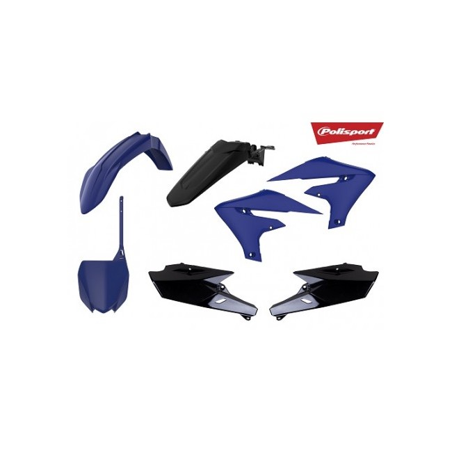 FULL PLASTICOS POLISPORT YAMAHA YZF 250/450 19/23 AZUL/NEGRO