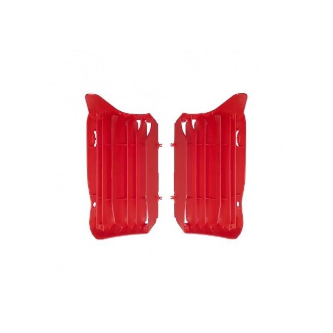 JUEGO DE ALETAS RADIADOR POLISPORT HONDA CRF 250R/RX 22/23 450R/RX 21/23 ROJO
