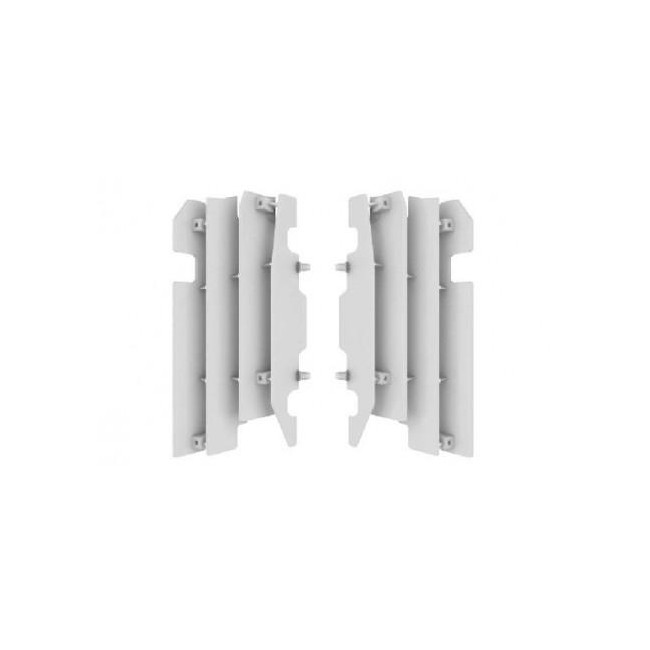 JUEGO DE ALETAS RADIADOR POLISPORT HONDA CRF 450R 09/12 BLANCO
