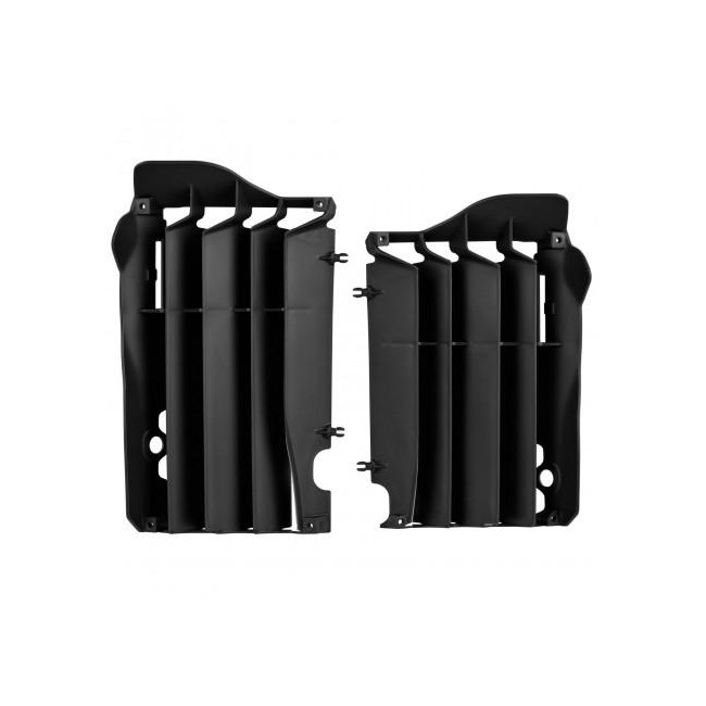 JUEGO DE ALETAS RADIADOR POLISPORT HONDA CRF 450R 13/14 NEGRO