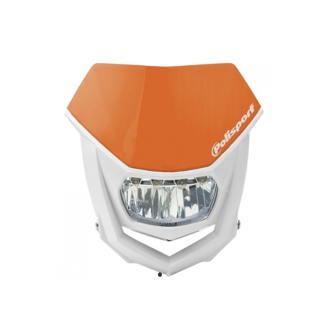 FARO POLISPORT HALO LED NARANJA/BLANCO