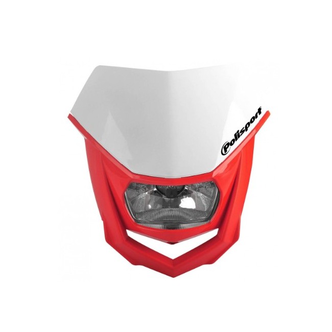 FARO HALO POLISPORT BLANCO/ROJO