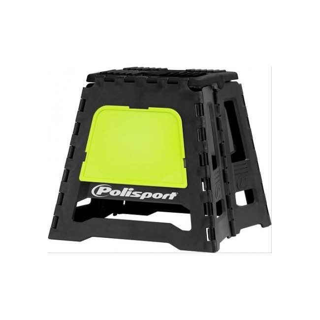 CABALLETE PLEGABLE POLISPORT NEGRO/AMARILLO FLUOR