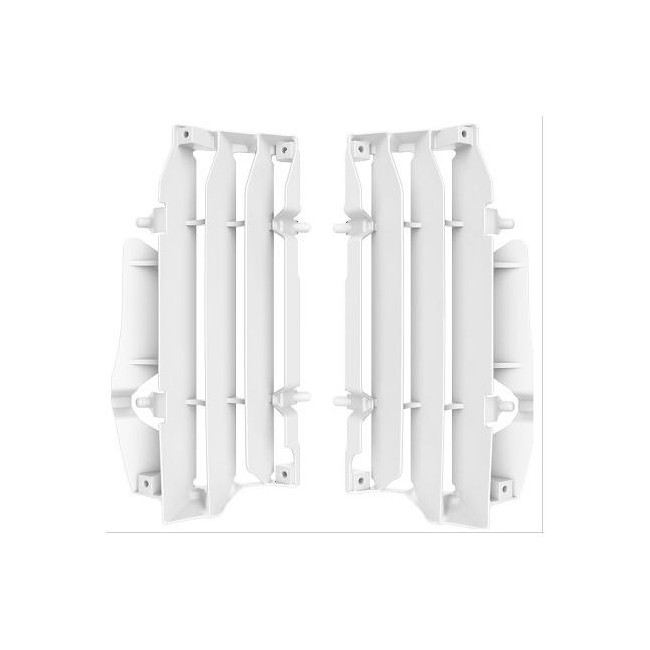 JUEGO DE ALETAS RADIADOR POLISPORT BETA RR 2T/4T 20/23 BLANCO