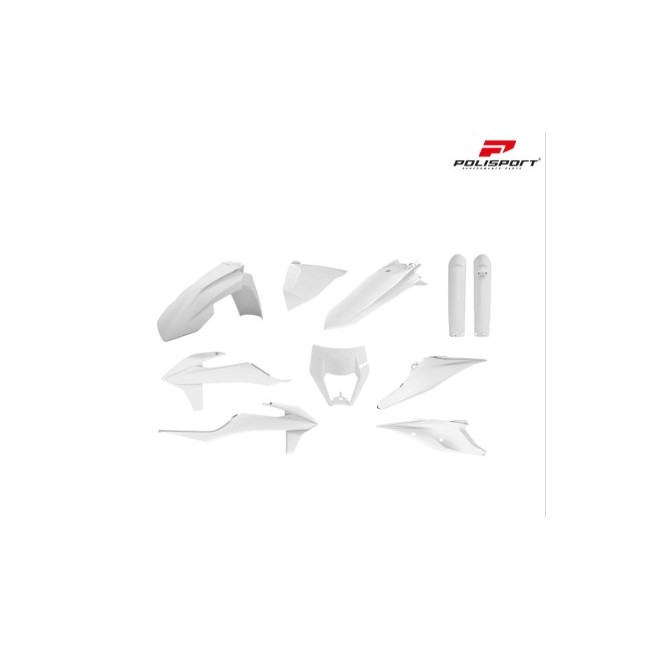 FULL KIT POLISPORT KTM EXC/EXCF 20/23 BLANCO