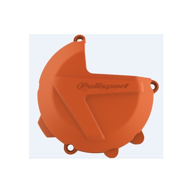 PROTECTOR TAPA EMBRAGUE POLISPORT KTM SX 250/300 17/22 EXC 250/300 17/23 NARANJA