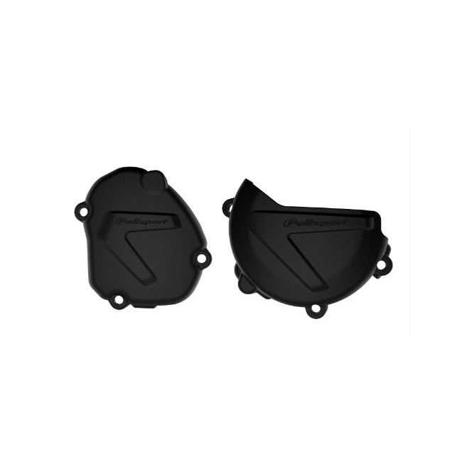 KIT PROTECTOR TAPA EMBRAGUE + ENCENDIDO YAMAHA YZ125 (08-26) NEGRO