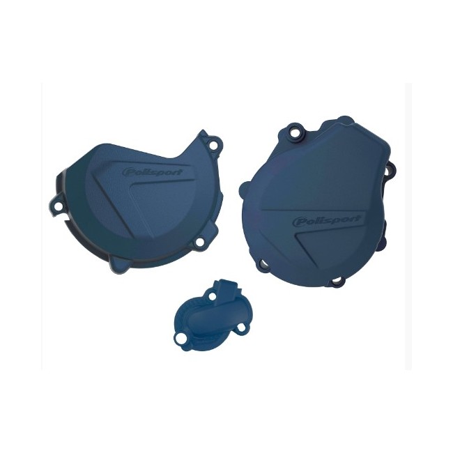 KIT PROTECTOR TAPA EMBRAGUE-ENCENDIDO-BOMBA AGUA HUSQVARNA FE450/501 (17-23)