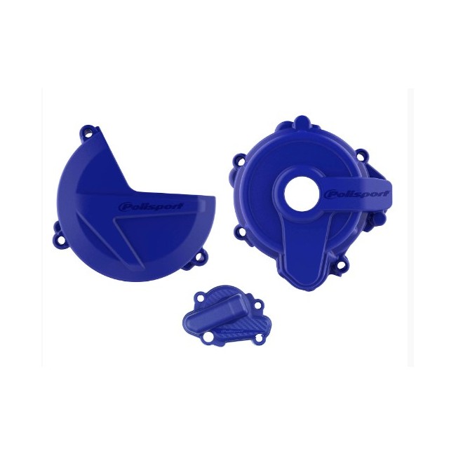 KIT PROTECTOR TAPA EMBRAGUE-ENCENDIDO-BOMBA AGUA SHERCO SE250/300 (14-24) AZUL