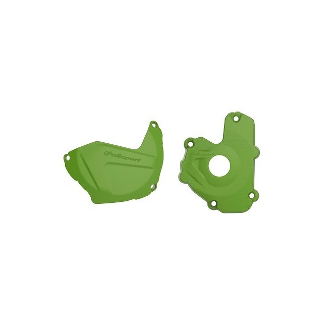 KIT PROTECTOR TAPA EMBRAGUE-ENCENDIDO KX250F (13-16) VERDE