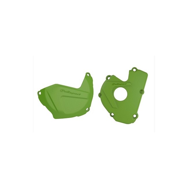 KIT PROTECTOR TAPA EMBRAGUE-ENCENDIDO KX250F (17-20) VERDE