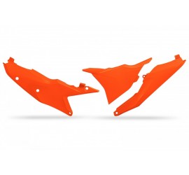 PORTANUMERO LATERALES/TAPA CAJA AIRE UFO KTM SX125/SXF 23/24 EXC/EXCF 2024
