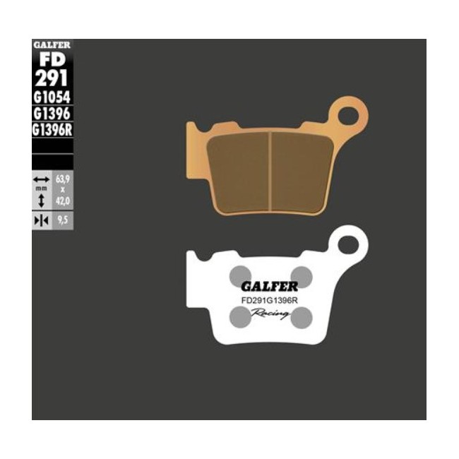 PASTILLA TRAS SINTERIZADA RACING COMPOUND KTM/SHERCO/GAS GAS/HUSQVARNA