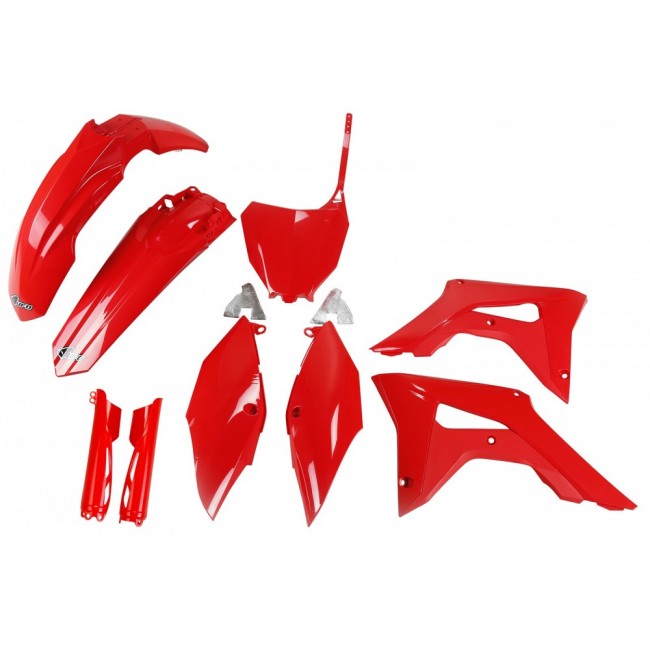 FULL KIT PLÁSTICO UFO HONDA CRF 250R 18/21 CRF 450R 17/20 ROJO