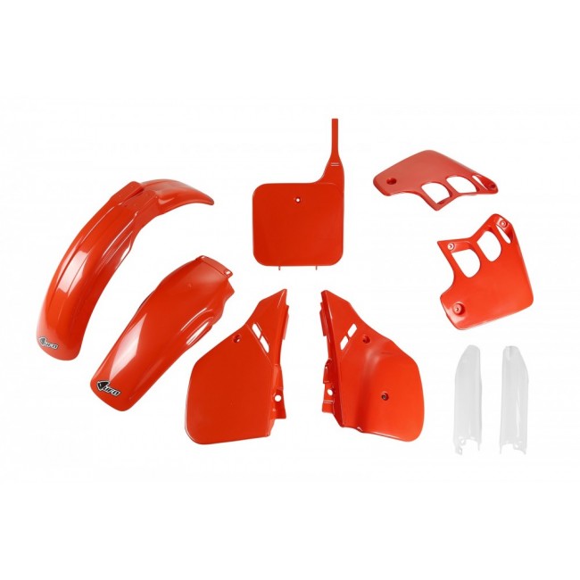 FULL KIT PLÁSTICO UFO HONDA CR 250 88/89 NARANJA
