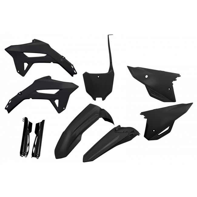 FULL KIT PLÁSTICO UFO HONDA CRF 250R 22/23 CRF 450R 21/23 NEGRO