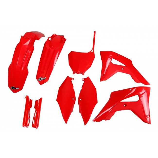 FULL KIT PLÁSTICO UFO HONDA CRF 250RX 19/21 CRF 450RX 17/20 ROJO