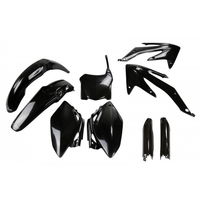 FULL KIT PLÁSTICO UFO HONDA CRF 450R 2008 NEGRO