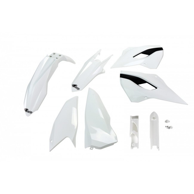 FULL KIT PLÁSTICO UFO HUSQ TE 125/250/300 TX 125/250/300 FE 250/350/450 14 BLANC
