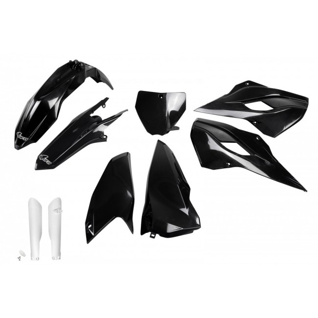 FULL KIT PLÁSTICO UFO HUSQ TC 250 2016 NEGRO