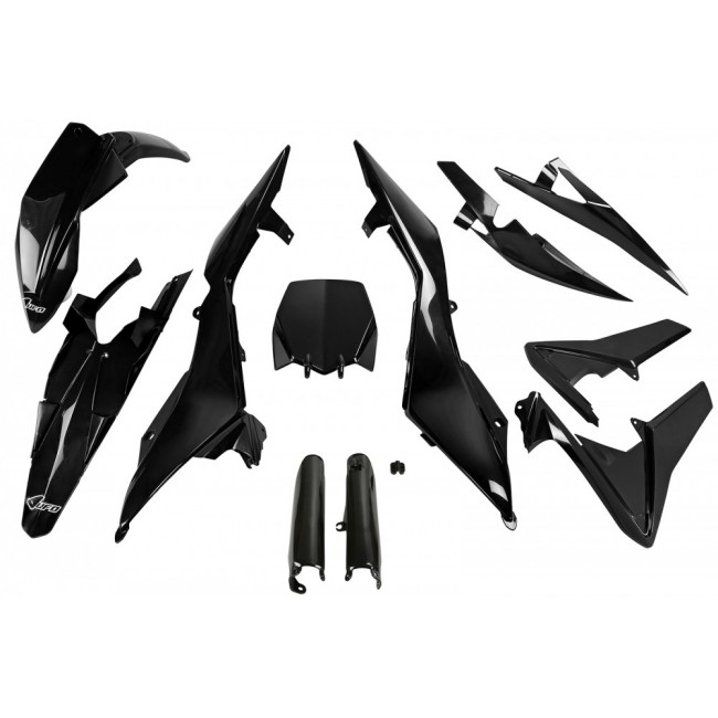 FULL KIT PLÁSTICO UFO HUSQVARNA TC 449 11/13 NEGRO