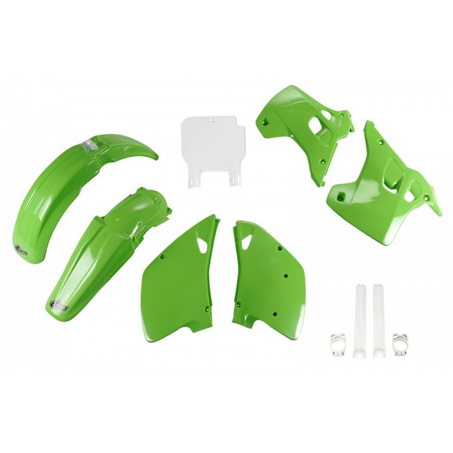 FULL KIT PLÁSTICO UFO KAWASAKI KX 125/250 1992 ORIGINAL
