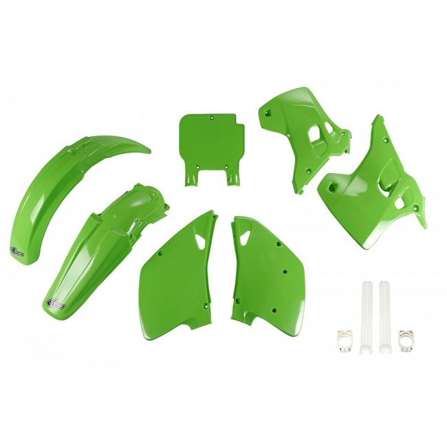 FULL KIT PLÁSTICO UFO KAWASAKI KX 125/250 1993 VERDE