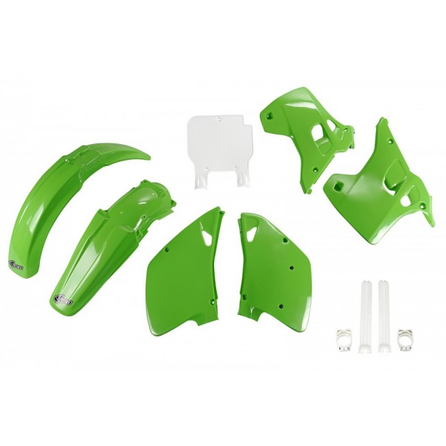 FULL KIT PLÁSTICO UFO KAWASAKI KX 125/250 1993 ORIGINAL