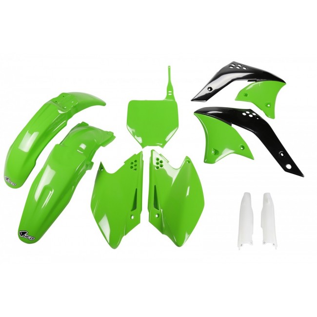 FULL KIT PLÁSTICO UFO KAWASAKI KXF 250 2006 VERDE