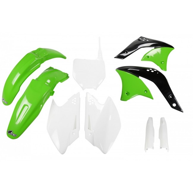 FULL KIT PLÁSTICO UFO KAWASAKI KXF 250 2006 ORIGINAL