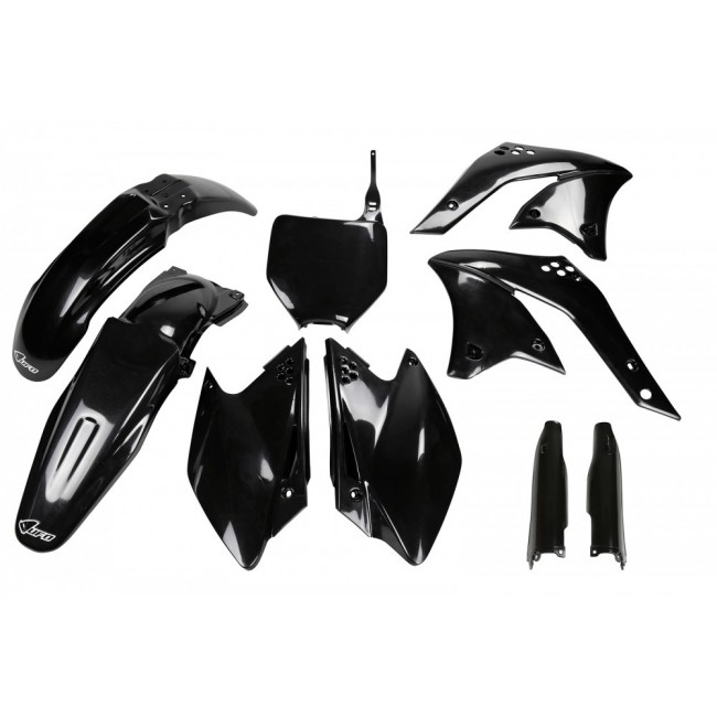 FULL KIT PLÁSTICO UFO KAWASAKI KXF 250 2007 NEGRO