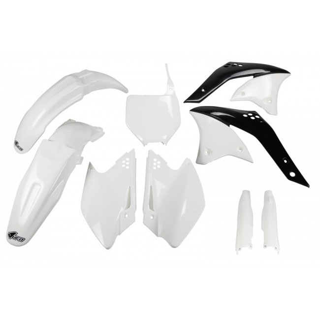 FULL KIT PLÁSTICO UFO KAWASAKI KXF 250 2007 BLANCO