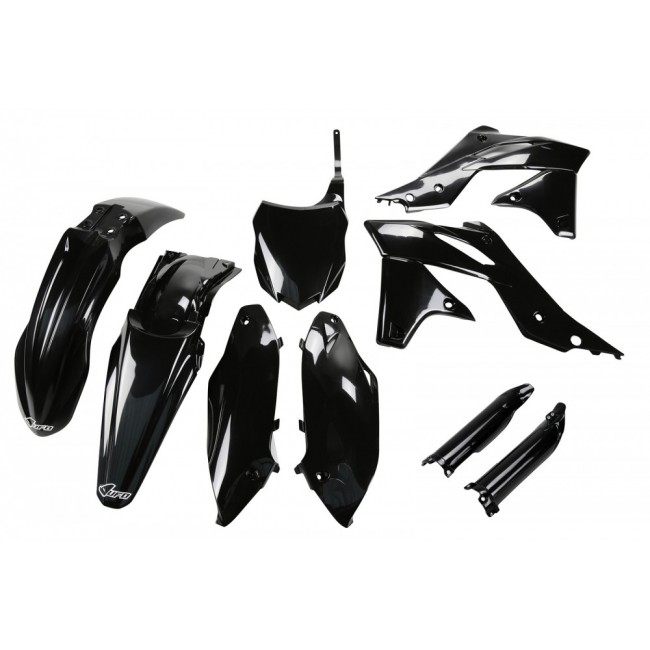 FULL KIT PLÁSTICO UFO KAWASAKI KXF 250 13/16 NEGRO