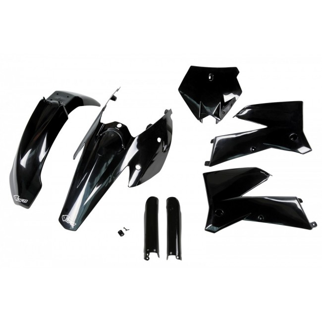 FULL KIT PLÁSTICO UFO KTM SX 125/250 SXF 250 05/06 NEGRO