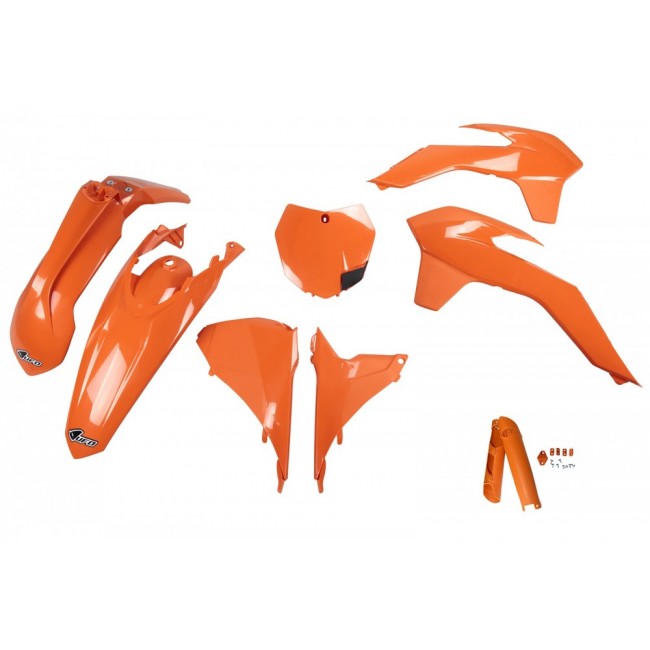 FULL KIT PLÁSTICO UFO KTM SX 125/150 13/15 250 13/16 SXF 250/450 13/15 NARANJA