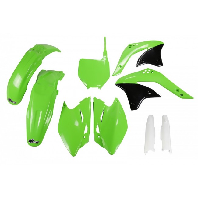 FULL KIT PLÁSTICO UFO KAWASAKI KXF 450 2007 VERDE