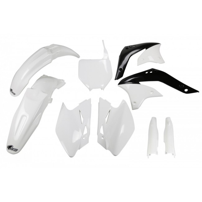 FULL KIT PLÁSTICO UFO KAWASAKI KXF 450 2007 BLANCO
