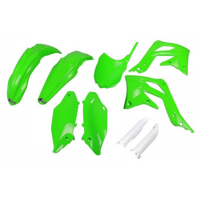 FULL KIT PLÁSTICO UFO KAWASAKI KXF 450 13/15 VERDE