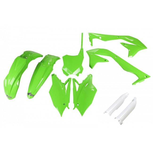FULL KIT PLÁSTICO UFO KAWASAKI KXF 450 2018 VERDE