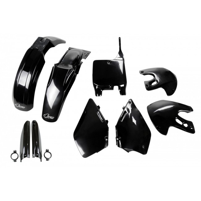 FULL KIT PLÁSTICO UFO SUZUKI RM 125/250 99/00 NEGRO