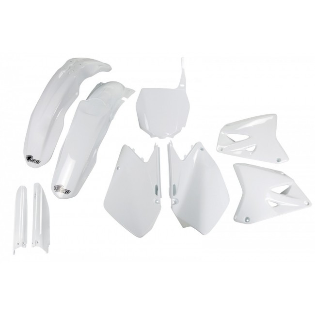 FULL KIT PLÁSTICO UFO SUZUKI RM 125/250 06/23 BLANCO
